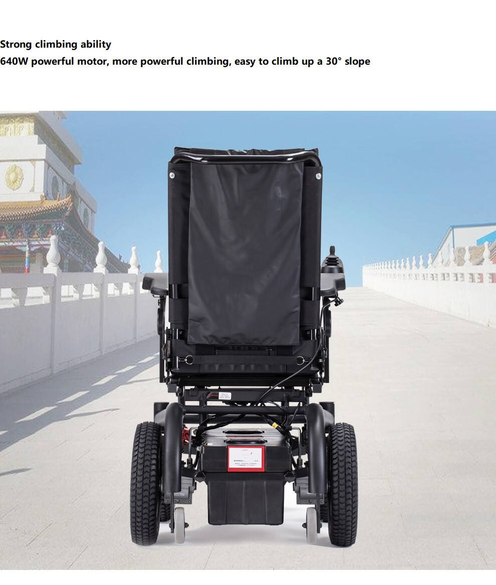 electromagnetic brake excellent obstacle crossing wheelchair electric power wheelchair for disabled handicap wheelchair- SWC01 factory