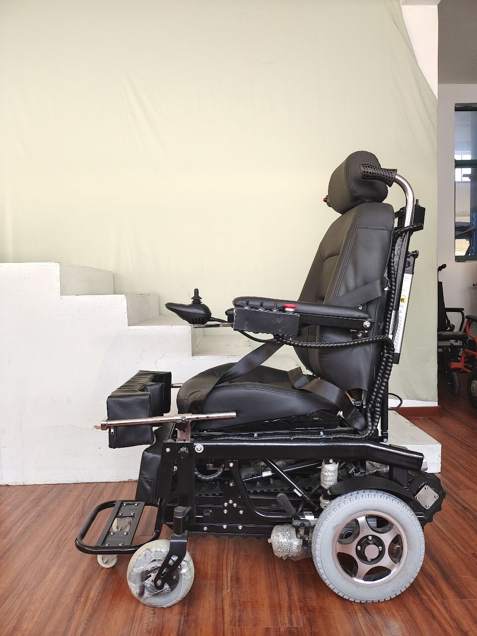 standing electric wheelchair ground stair climbing wheelchair electric rehabilitation therapy wheelchair lift for disab- BZ-QT details