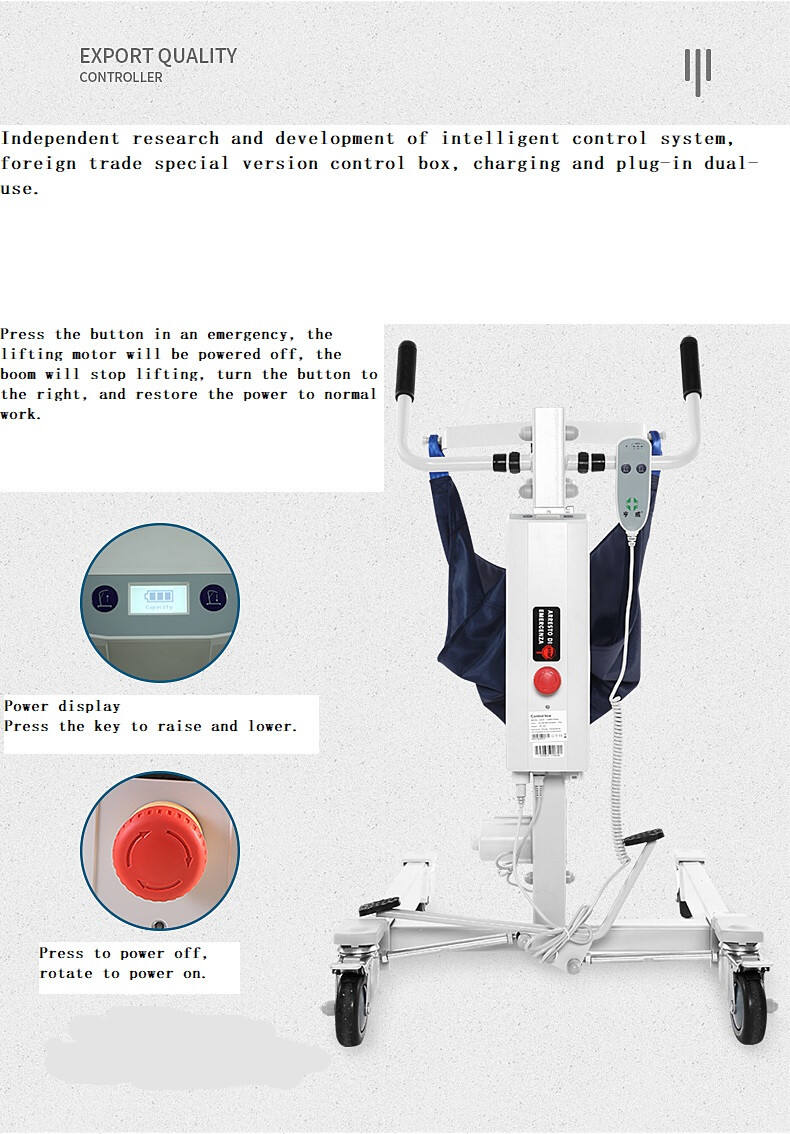 Health care lift to car transfer lift adjustable hanger quick disassembly standing style Medical Electric Patient Life supplier