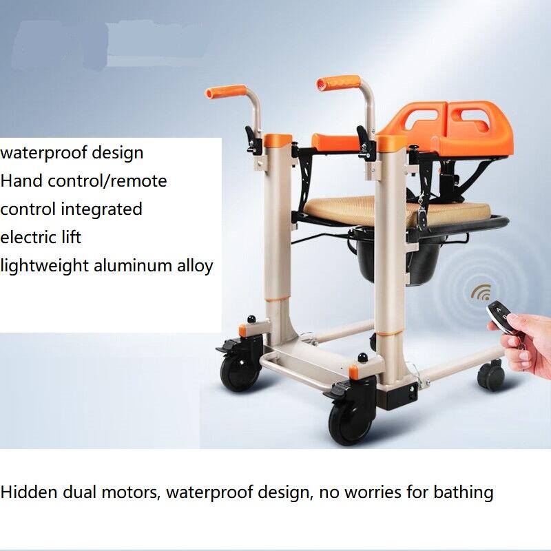 Lift electric lift Patient Transfer Chair with Commode for Disabled waterproof design lightweight aluminum electric lift- BZ-L11 manufacture