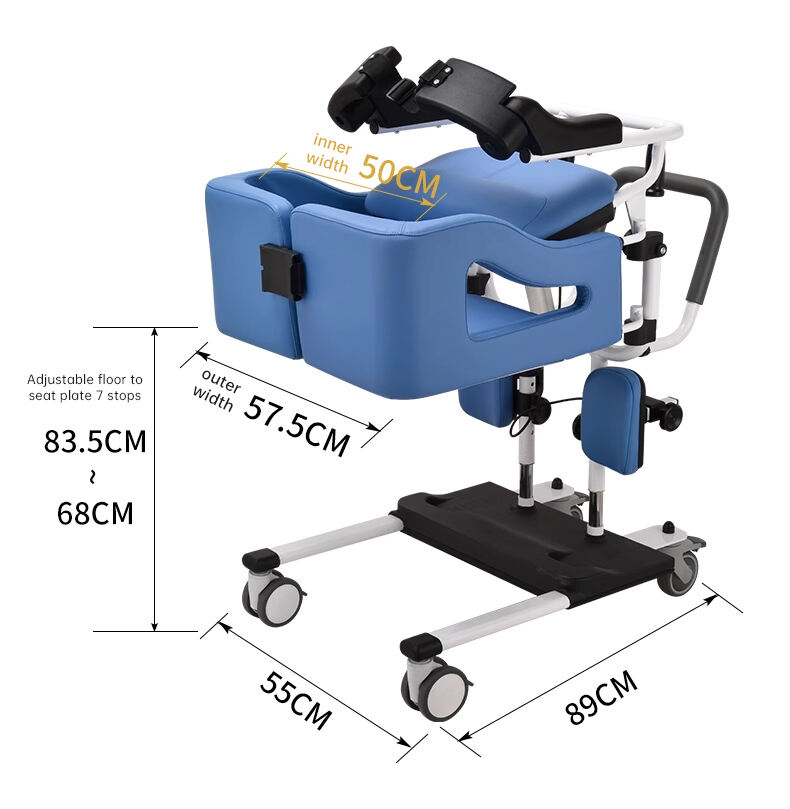 power lift up seat wheelchair electric SHIFT Easy transfer of bedridden patients double lock backrest buckle for disab - BZ-L17 details