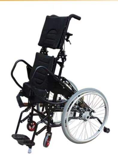 medical rehabilitation standing wheelchair for disabled manual standing elevated wheelchair stand up wheelchair manual-BZ-TH01 supplier