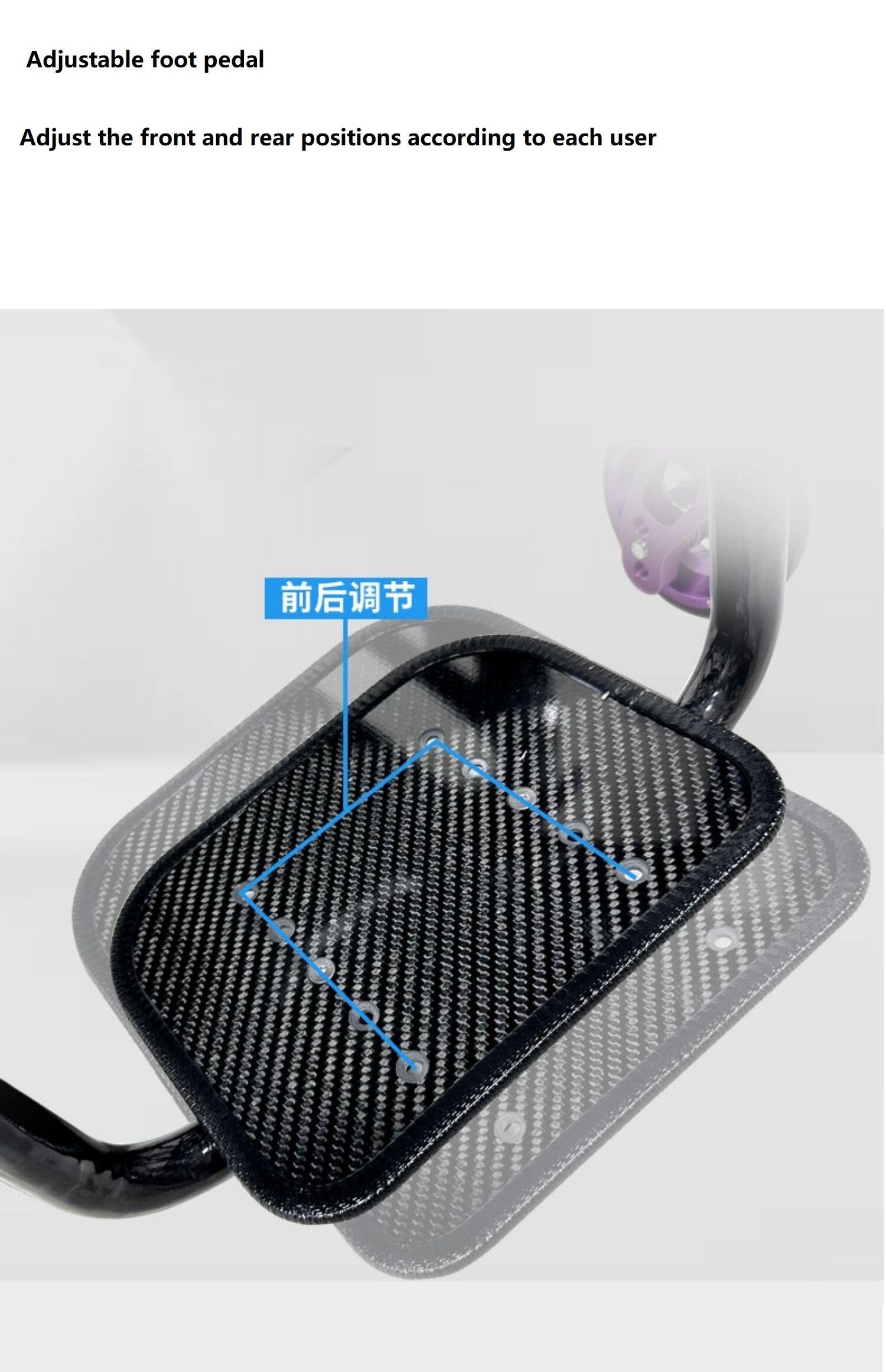 7.8 kg carbon fiber sports wheelchair backrest  push handle foldable big wheels and side guard detachable for disabled-BZ-A9 manufacture