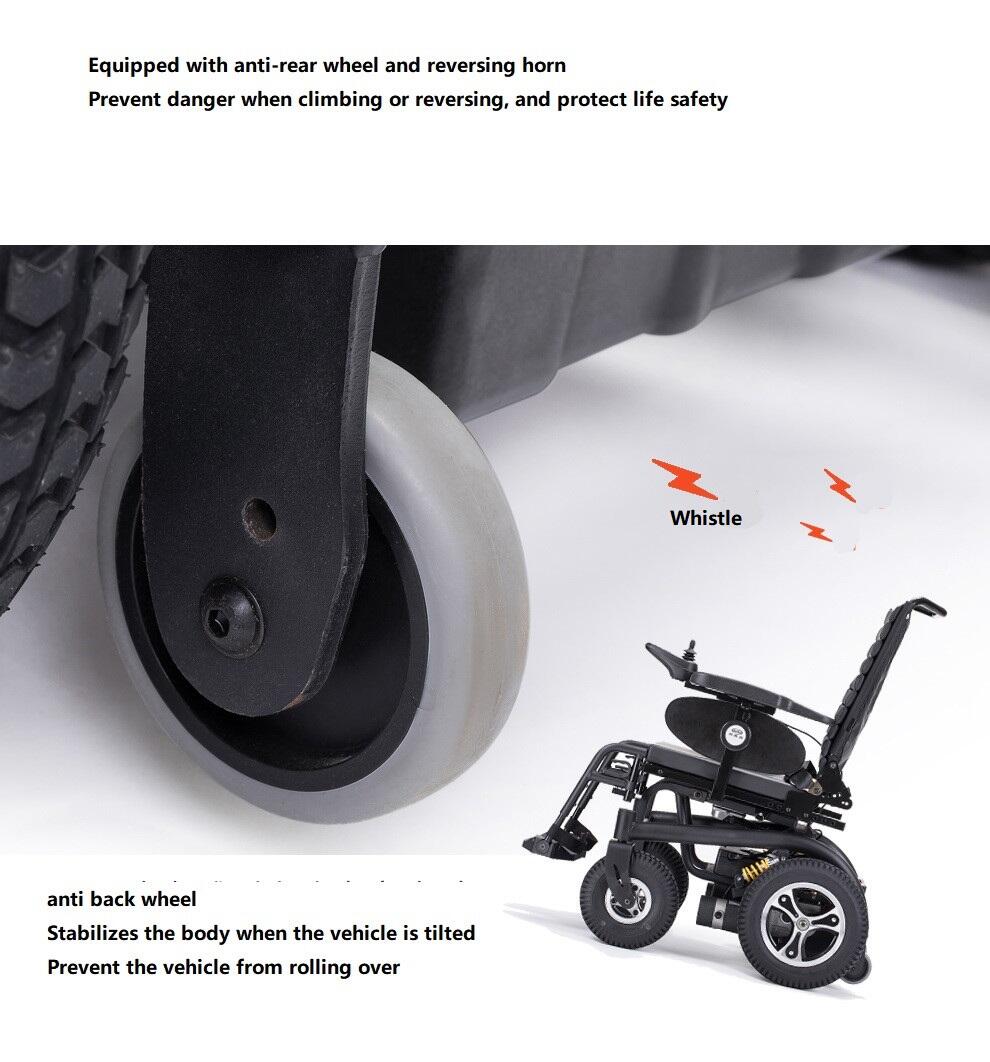 electromagnetic brake excellent obstacle crossing wheelchair electric power wheelchair for disabled handicap wheelchair- SWC01 supplier