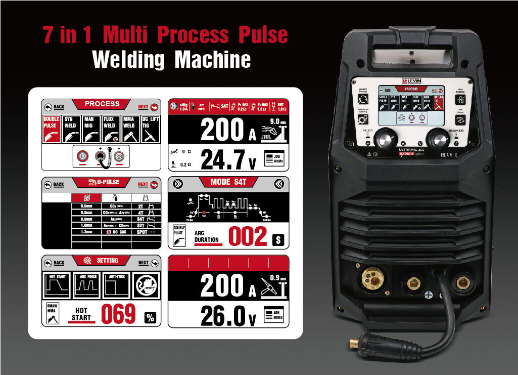 ULTRAMIG-230 EXPERT Double Pulse MIG Aluminum Welding Machine manufacture