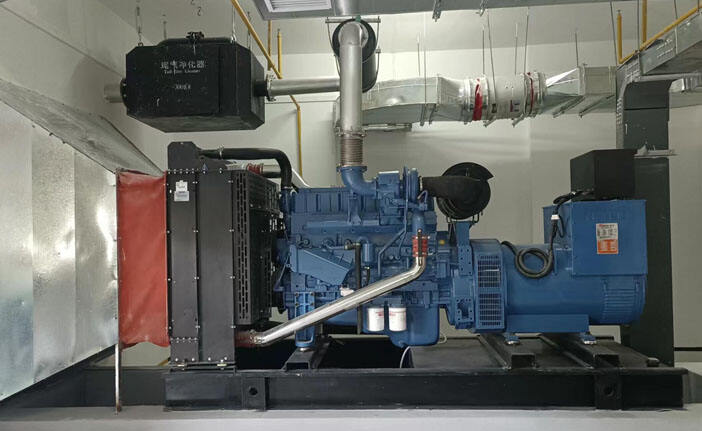 Daily inspection of diesel generator engine