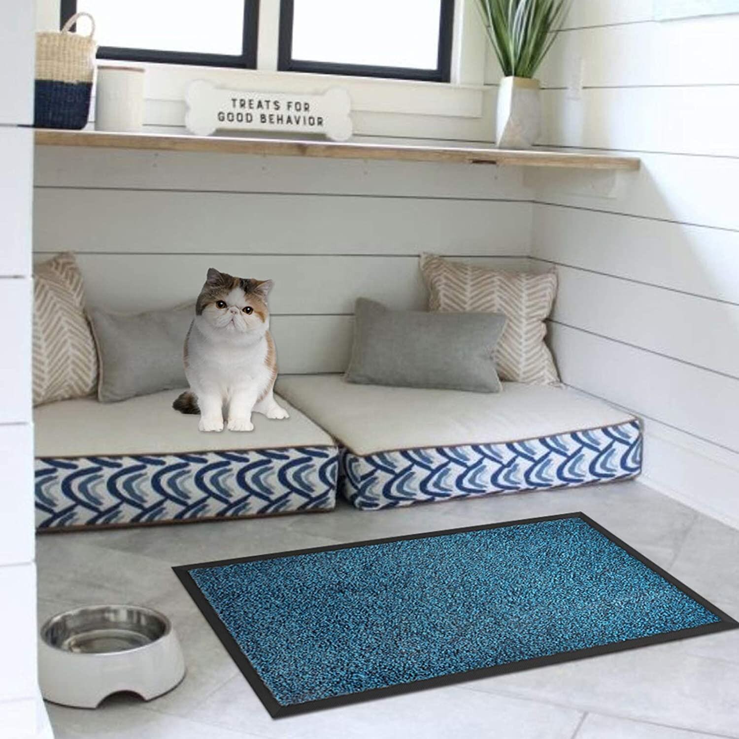 Floor Carpet Indoor And Outdoor Dirt Resistant Cut Pile Door Mat 100% Polypropylene supplier