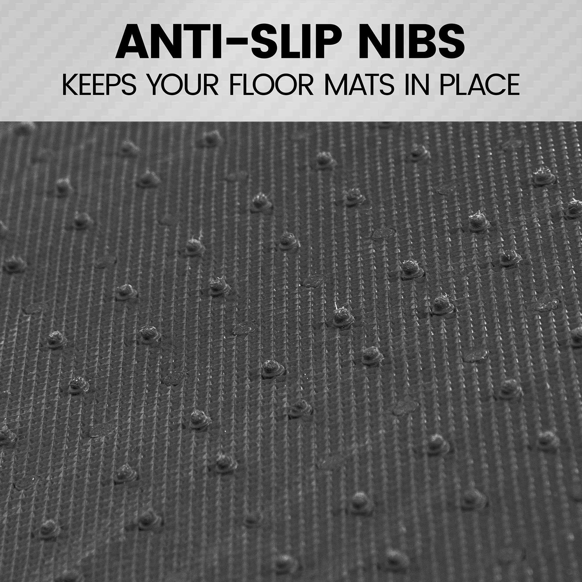 Heavy Duty Anti-slip Nail PVC Backing Car Mats Plush Universal Carpet Car Mats details