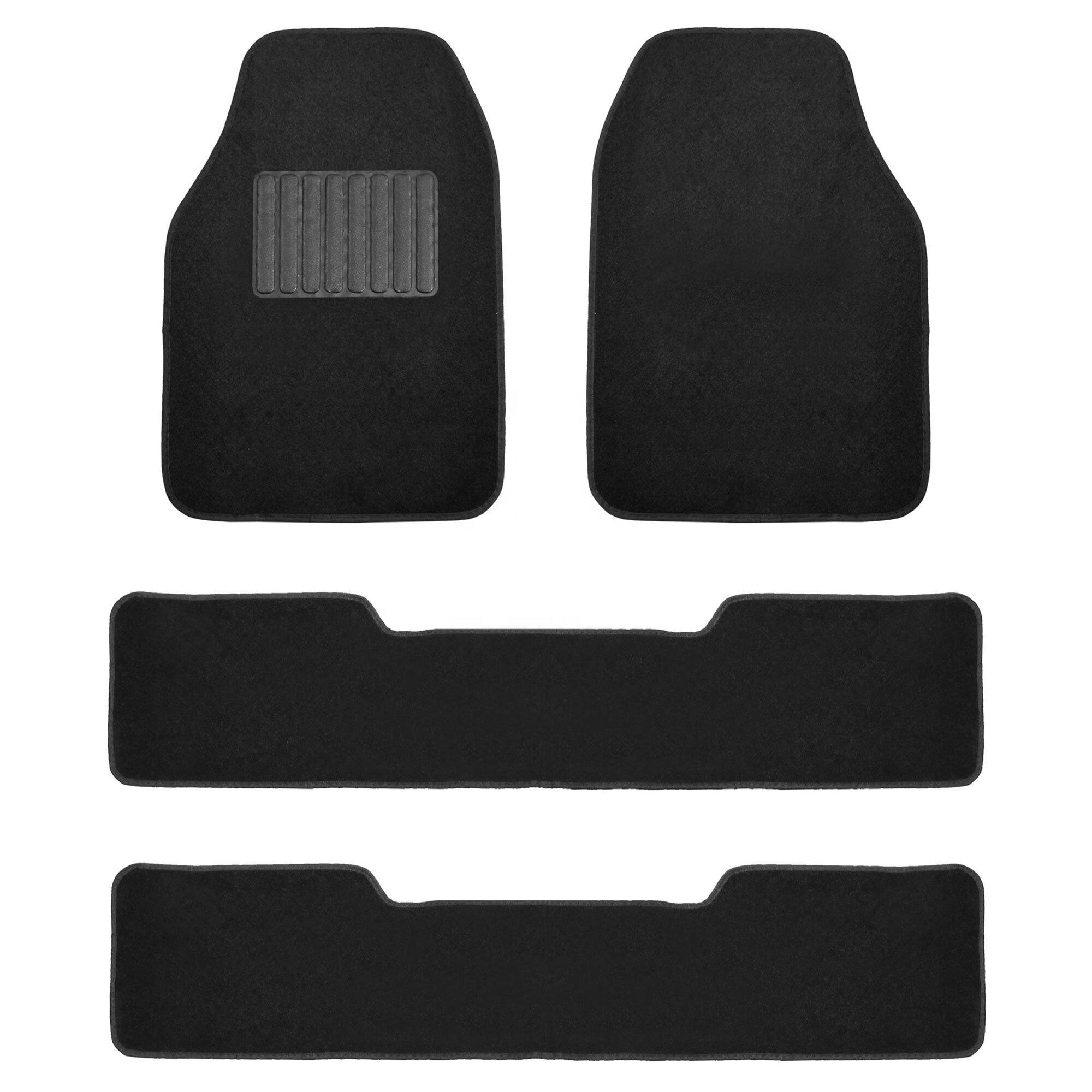 Heavy Duty Anti-slip Nail PVC Backing Car Mats Plush Universal Carpet Car Mats supplier