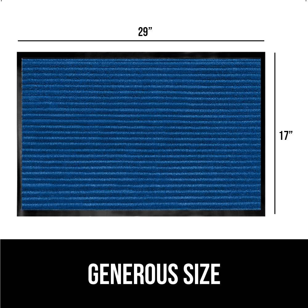 Entrance polyester Striped rubber backing door mat outdoor front door Floor Mats supplier