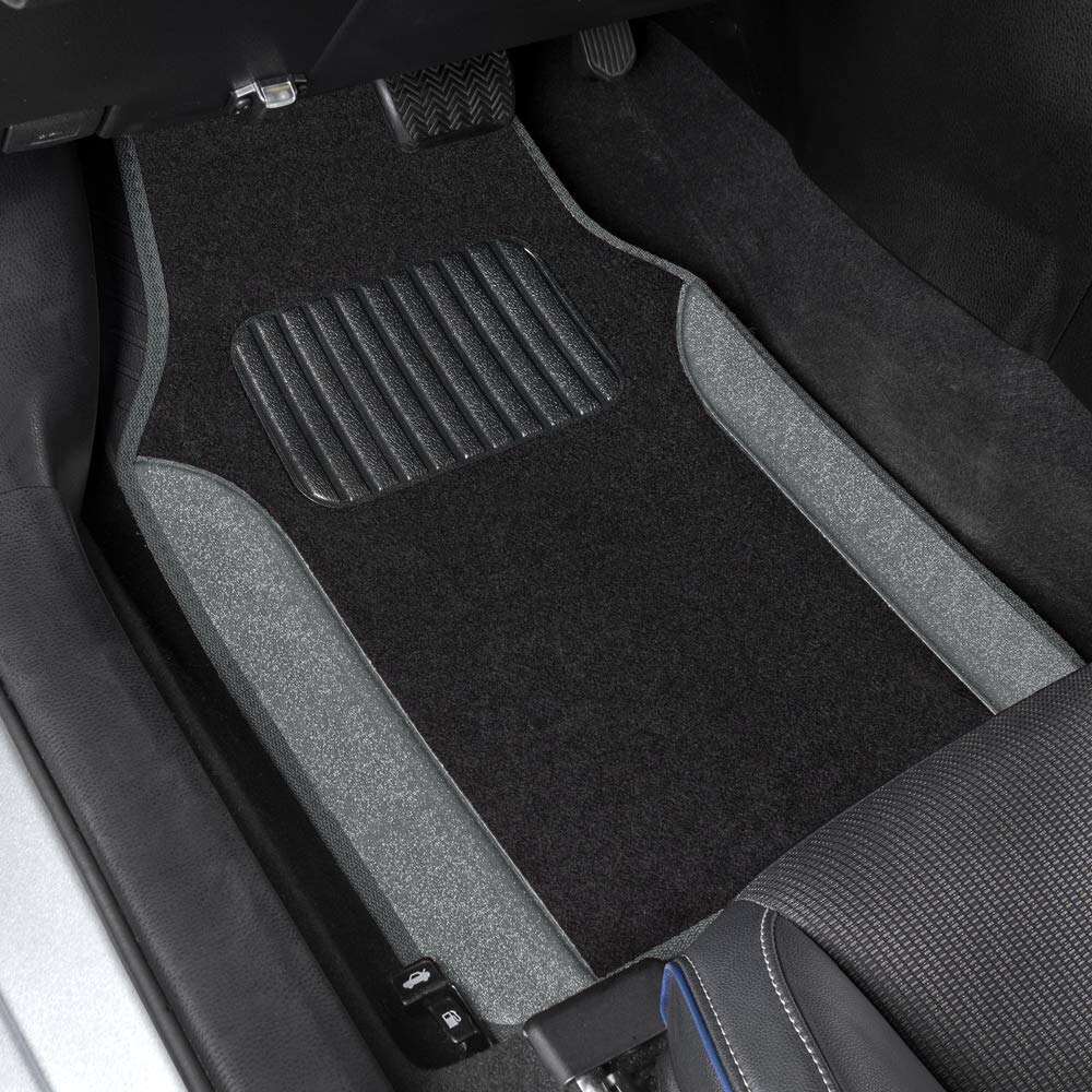 All-Season Protection Car Mats Waterproof Dustproof Nail PVC Backing Car Mats factory