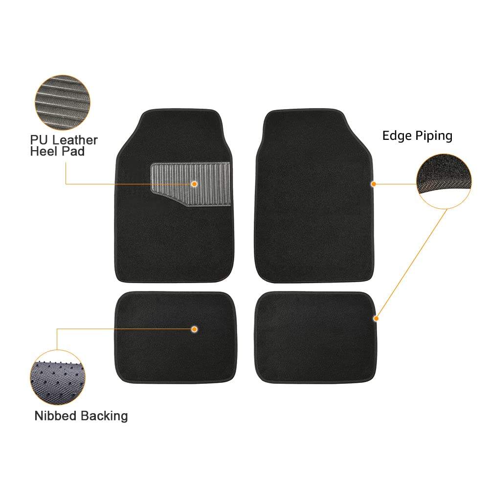 Hot Selling Factory High Quality Waterproof Car Mat Modern Style with Anti-Slip Nail PVC Backing Washable Polyester Material manufacture