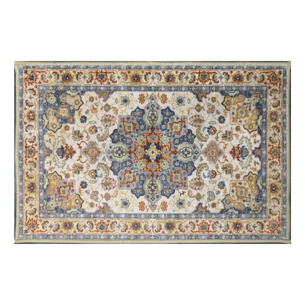 Home Decorative Area Rug Polyester Printed for Living Room factory