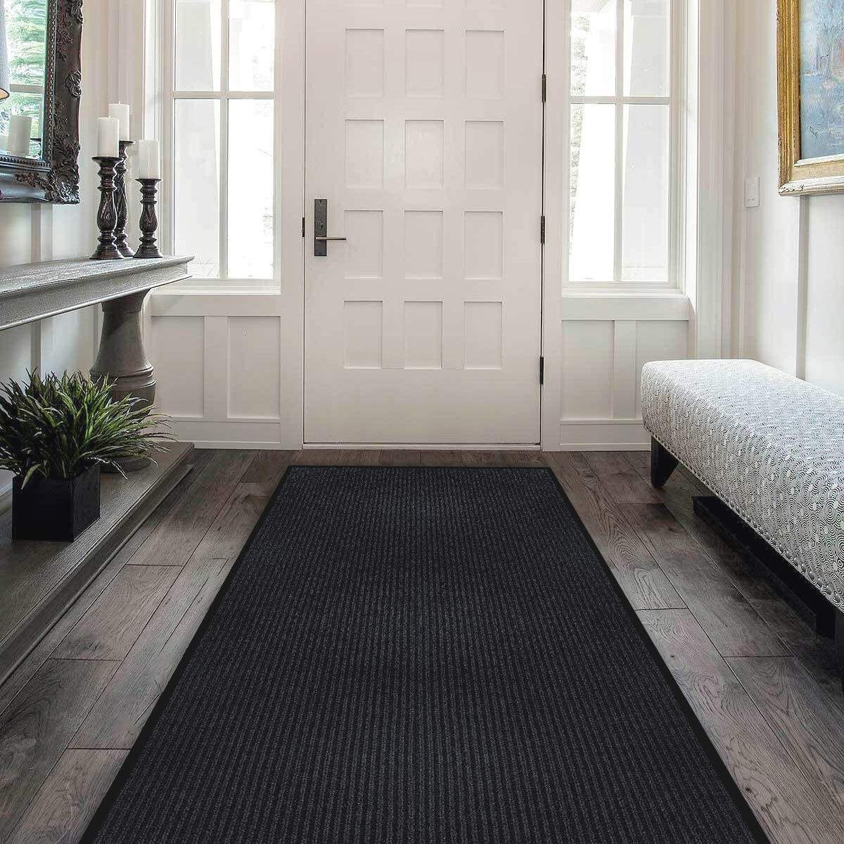 Hot Sale Anti-slip Durable PVC Door Mat, Double Striped Entrance Door Mat details