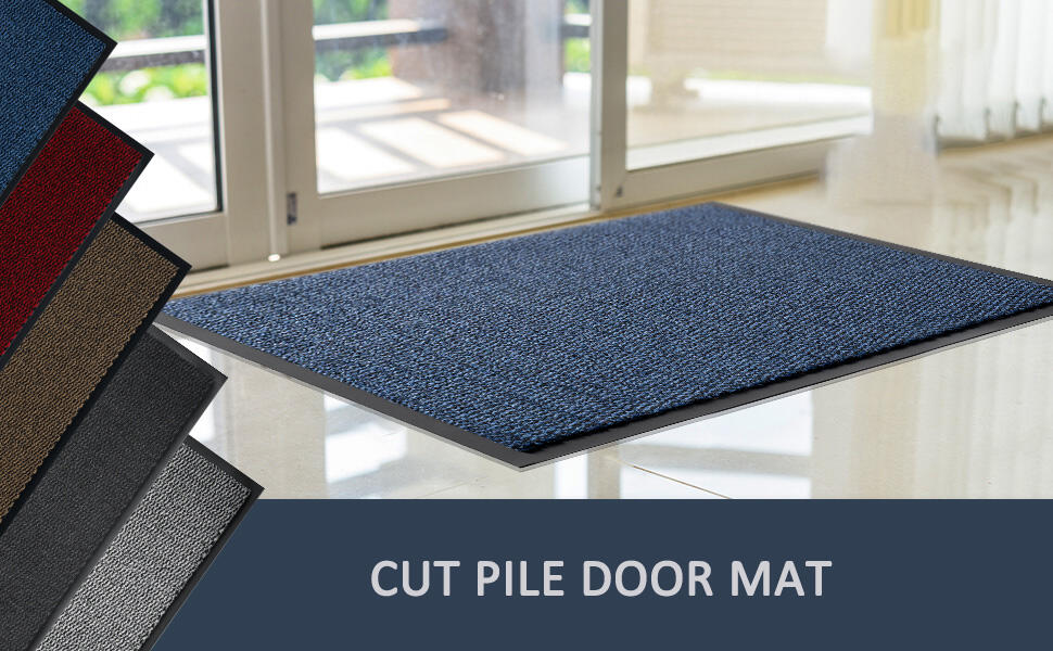 Dust Control Polypropylene Surface Cut Pile Door Mat With Pvc Backing details