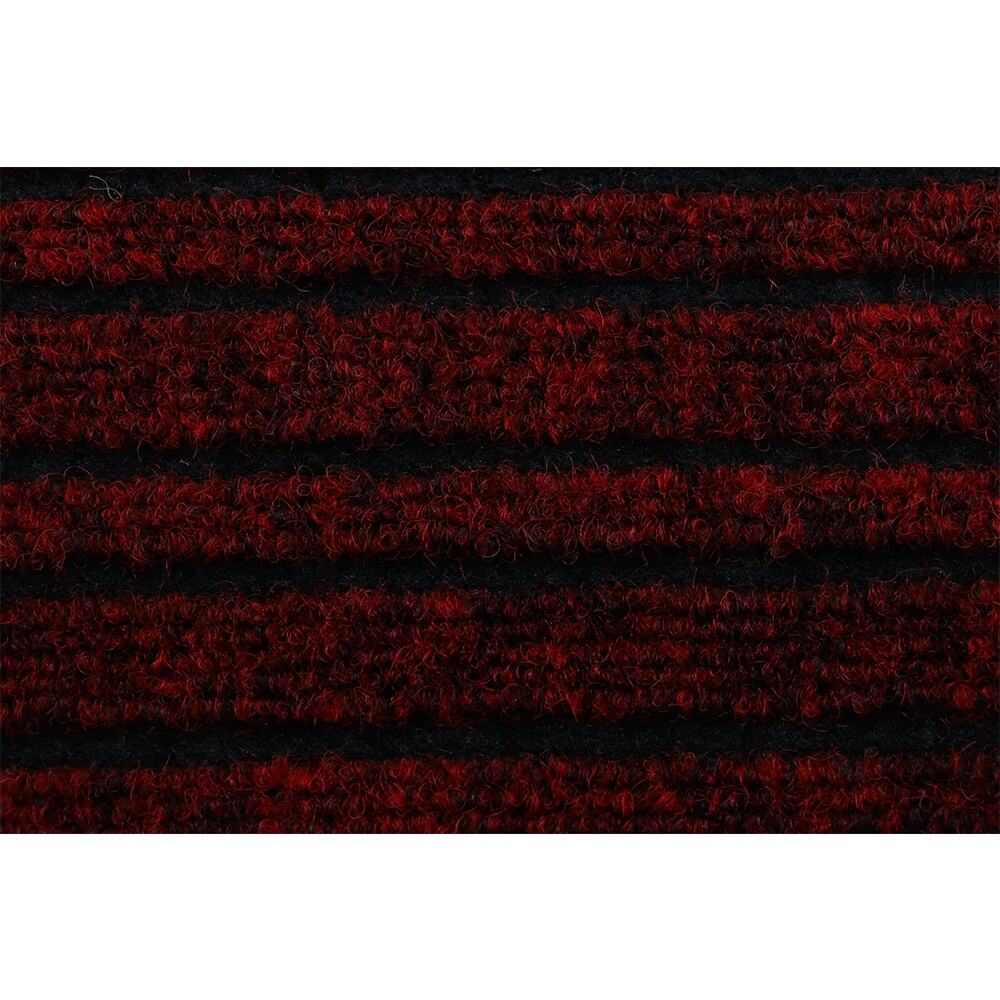 High Quality 100% Polyester Non-Woven Needle Punched Three Five Ribs Carpet PVC Backed Indoor and Outdoor Door Mat details