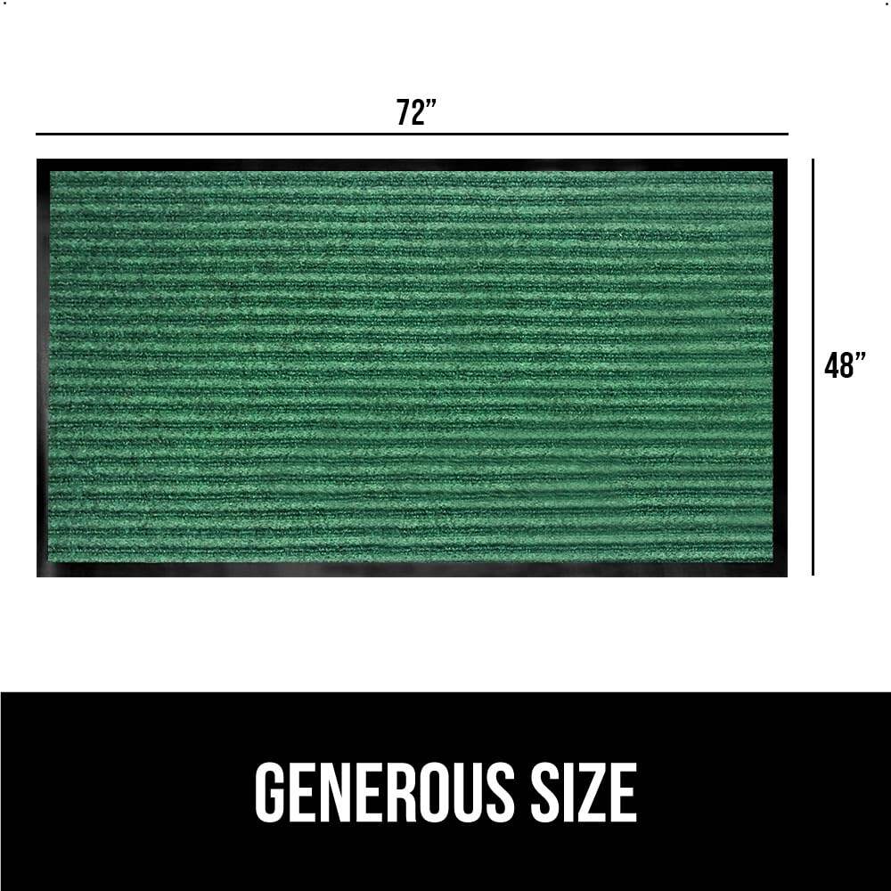 Commercial office home carpet stripe pvc backing door mat double ribbed entrance door mat supplier