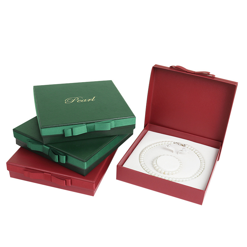 Wholesale Jewelry Box for Pearl Necklace High-End Jewelry Box Suitable for Gift Giving