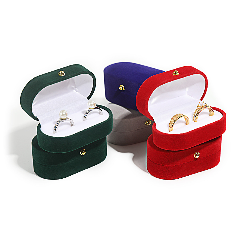 Wholesale Jewelry Box for PendantLuxurious Velvet Fabric Embodied in Rich Hues Exuding Elegance and Sophistication