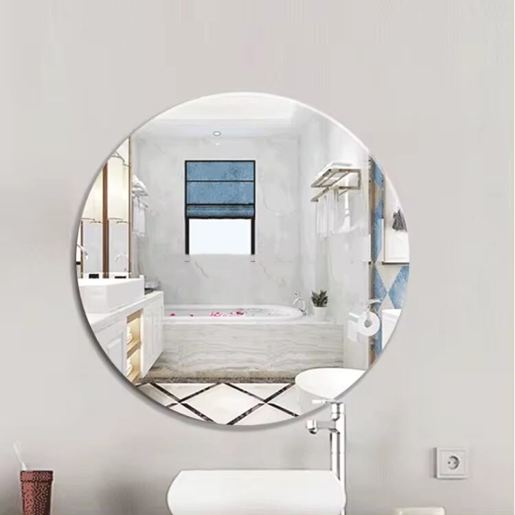 decorative aluminum mirror round bathroom wall mirror wholesale price