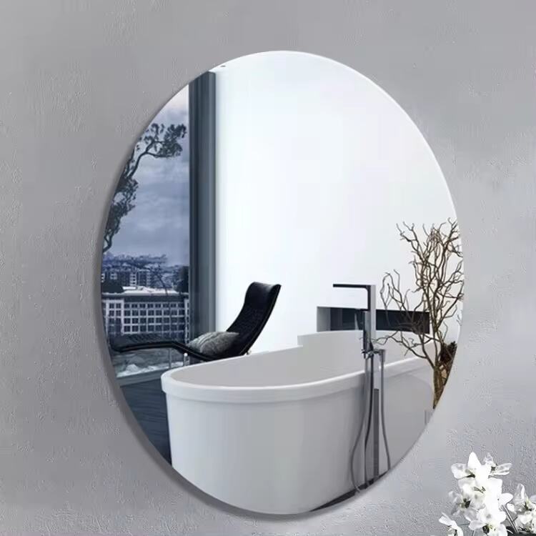 large size clear colored mirror decoration wall aluminum silver mirror