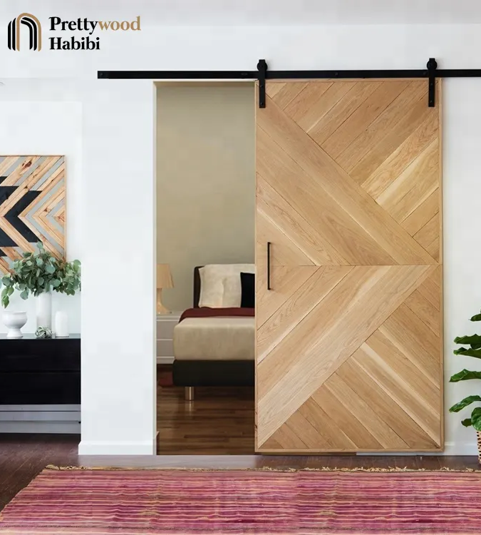 Stylish Wooden Doors with Hidden Installation