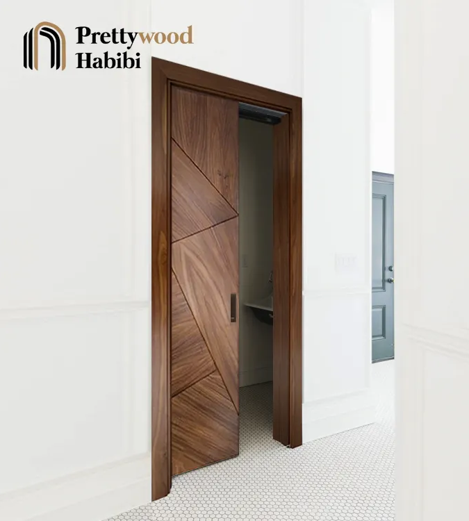 High-Quality Wood Invisible Doors for Commercial Use