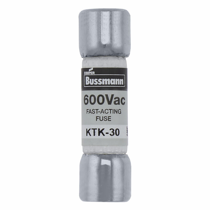 30A 600VAC KTK-30 10*38mm Fast Acting Bussmann Fuse