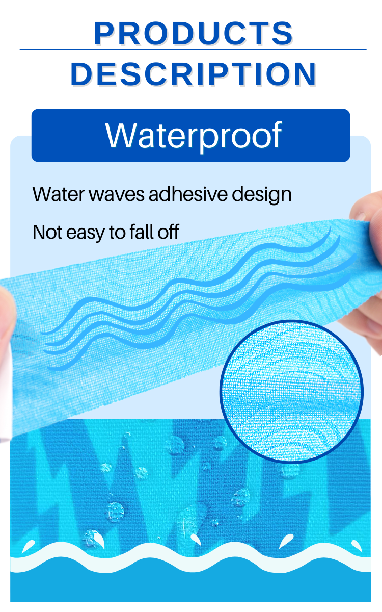 Anthrive Hot Sale Custom 5cm Precut Cotton Rigid Body Adhesive Sport Athletic Waterproof Kt Muscle Kinesiology Tape factory