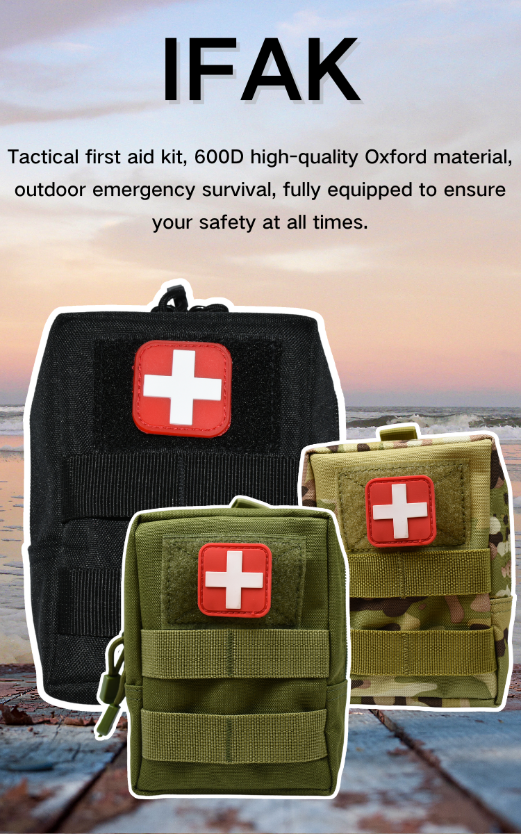 Anthrive Simple Mini IFAK Molle Medical Trauma Survival Bag Combat Emergency First Aid Kit Tactical Pouch factory