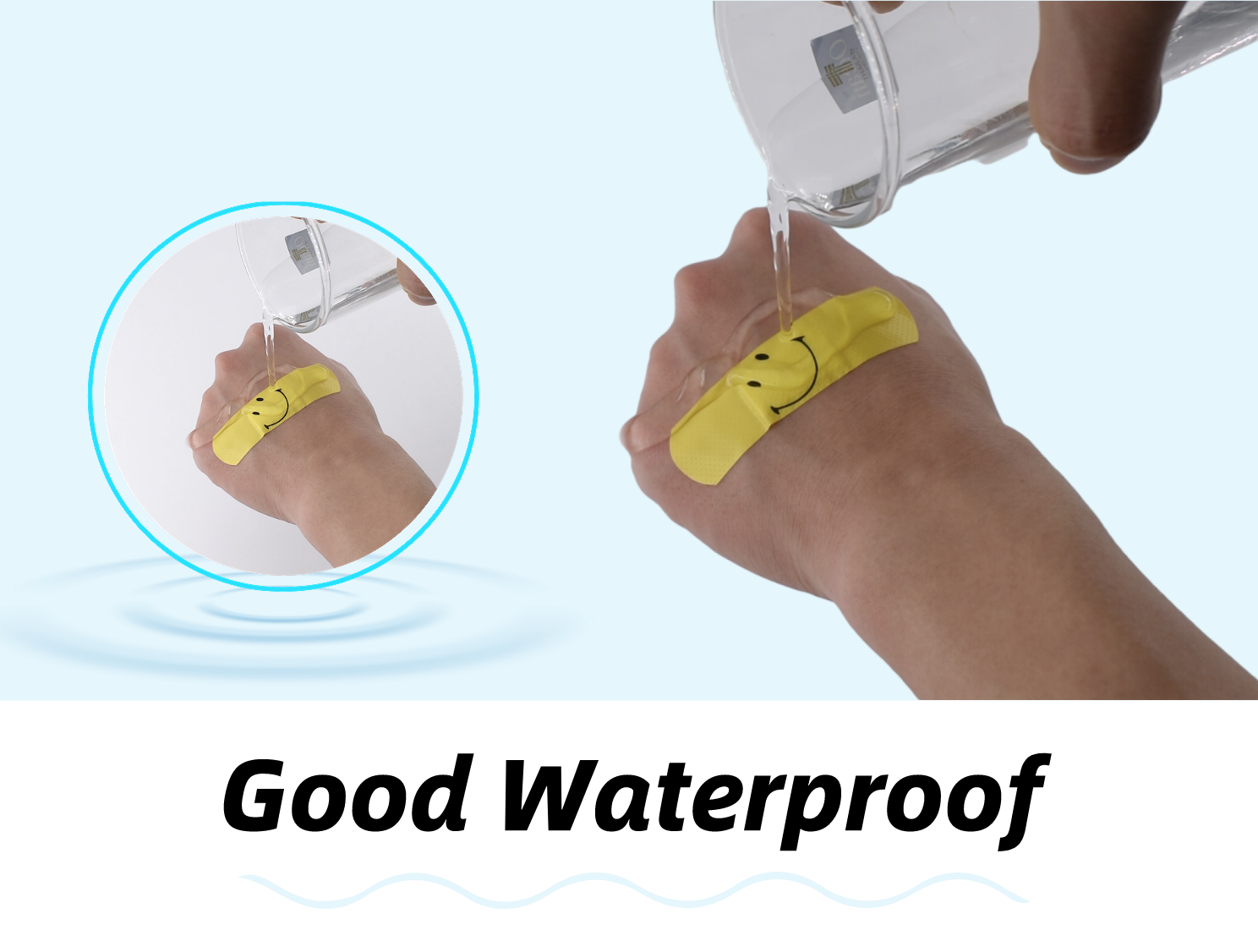 Anthrive Custom Transparent PE High Absorbency Cartoon Waterproof Liquid Band-Aid Wound Plaster Bandage Adhesive Band Aids manufacture