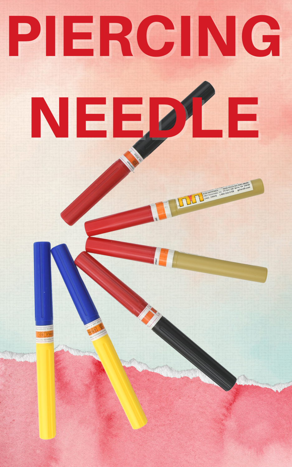 Anthrive Custom 14G Medical Tactical Disposable Chest Seal Decompression Needle For Chest Tension Pneumothorax supplier