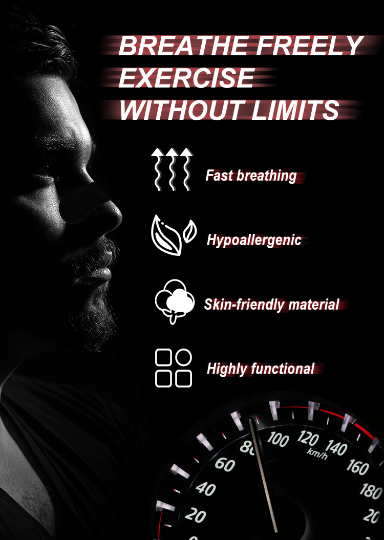 Anthrive Latex Free Hypoallergenic Sport Mouth Tape And Nose Strips Breathing Nose Tape Sleep Better Nasal Strips For Snoring factory
