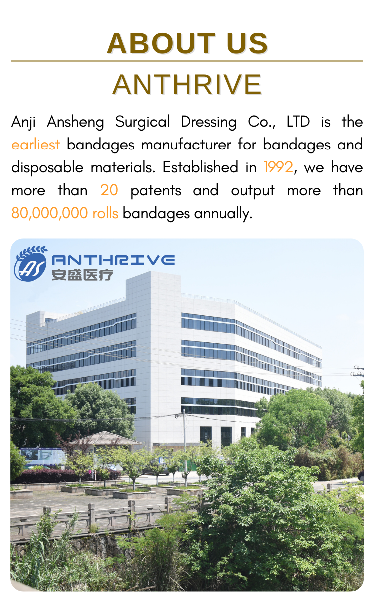 Anthrive 3" x 60" Hemostatic Quick Clotting Blood Stop Chitosan Gauze for Tactical First Aid Trauma Kit IFAK manufacture