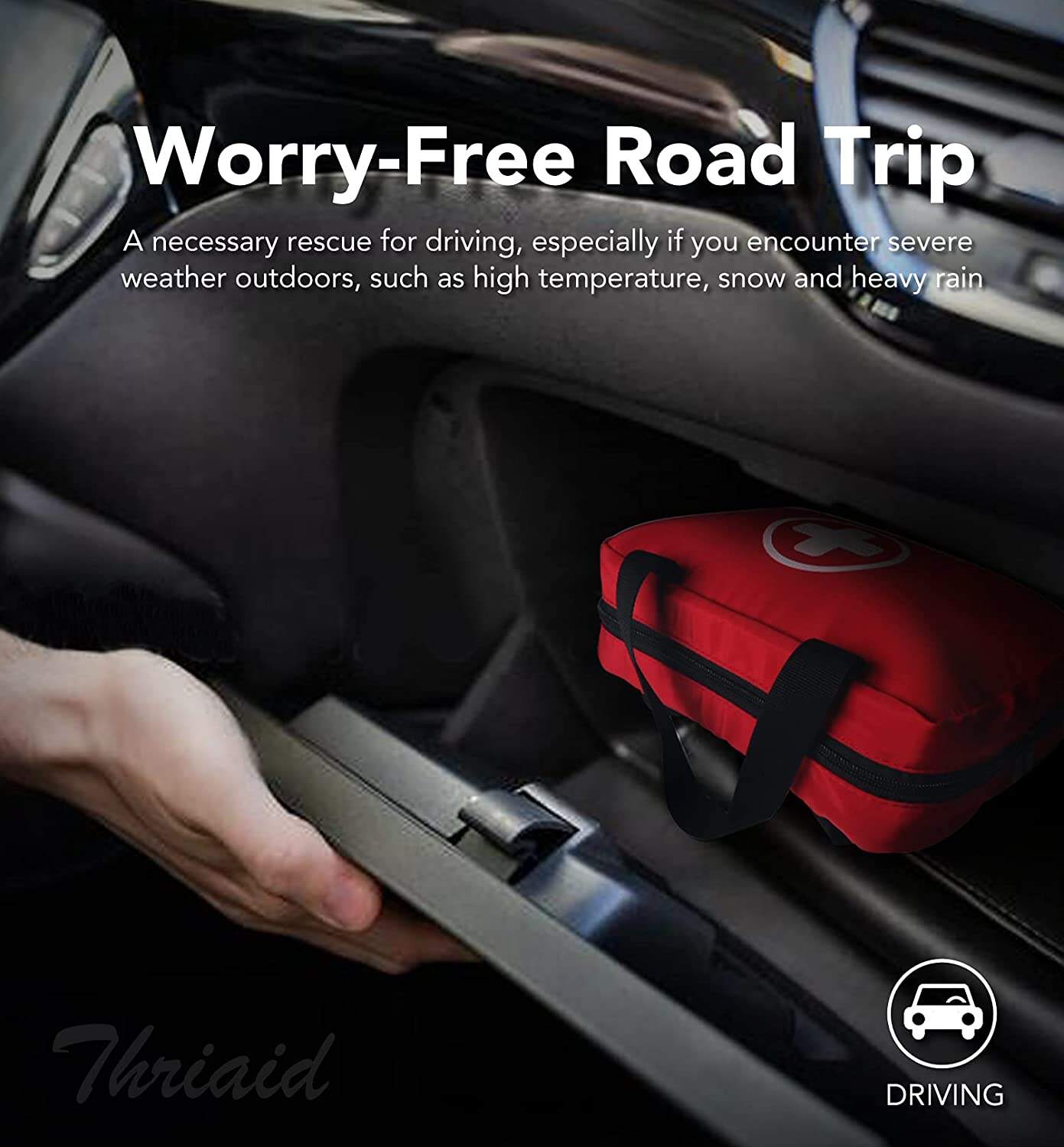 Anthrive Custom Medical Supplies Portable Waterproof Emergency Bag First Aid Kit For Home Outdoor Car Travel factory