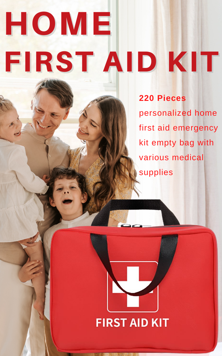 Anthrive Custom Medical Supplies Portable Waterproof Emergency Bag First Aid Kit For Home Outdoor Car Travel manufacture