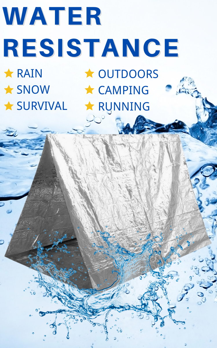 Anthrive 130x210cm Mylar Space Survival Gear First Aid Thermal Emergency Blanket For Outdoors Hiking Survival factory
