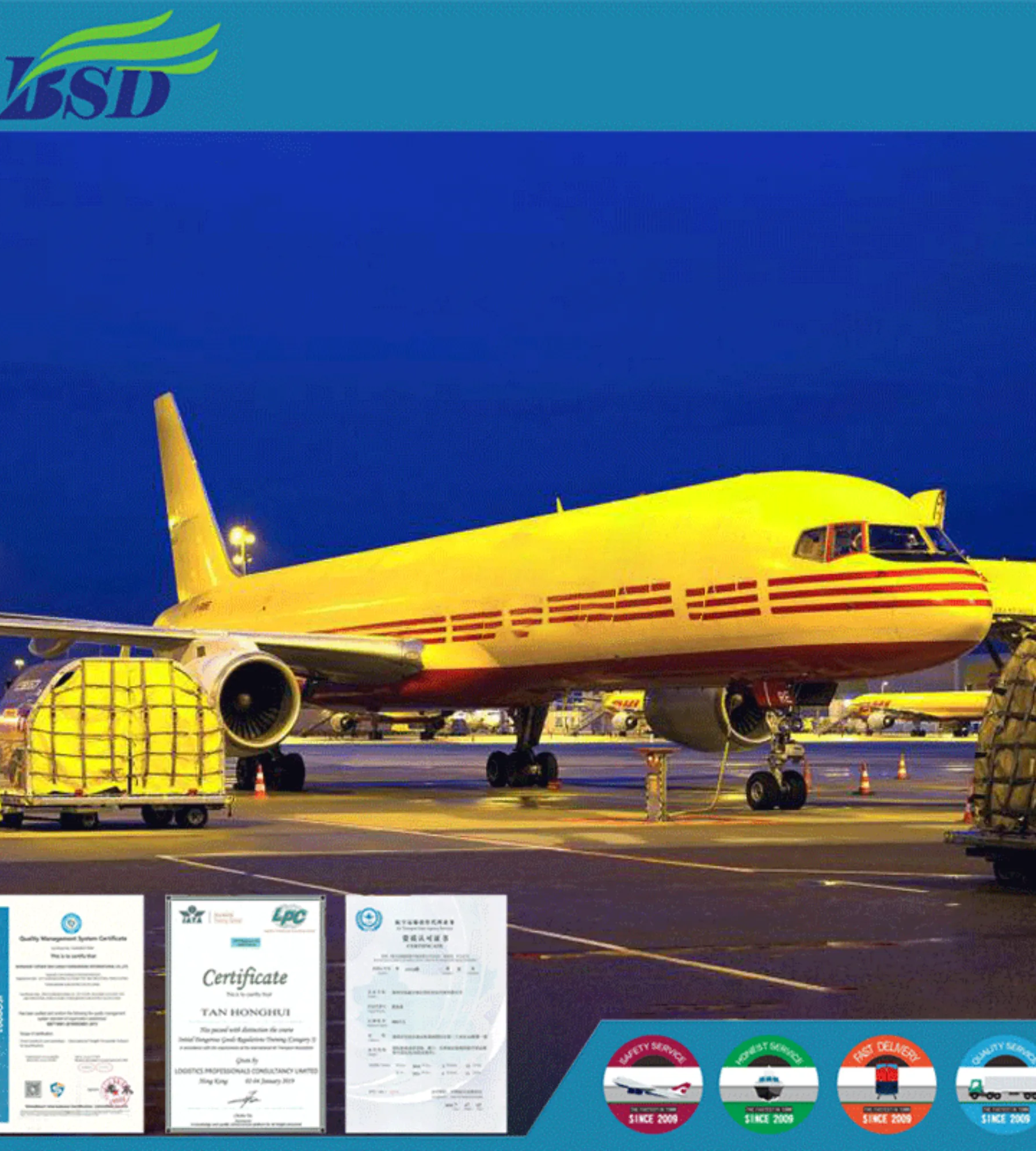 Tuowei-BSD: Tailored Air Freight for Your Global Shipping Needs