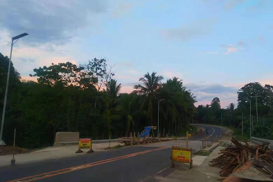 Oprawa uliczna Soalr 100W Davao Filipiny