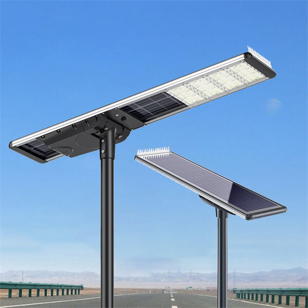 Using semi integrated solar street lights