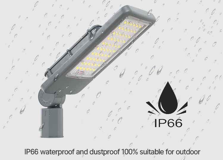 Novo fornecedor ajustável de iluminação pública de 130lm/w 60W 90W 100W 120W 150W 200W 240w