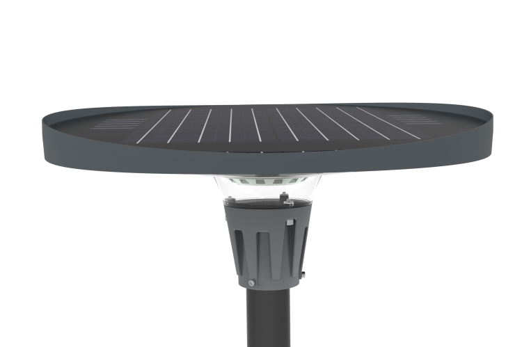 Usine de lumière de jardin à énergie solaire LED UFO étanche extérieure RVB