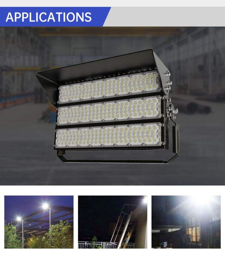 Üretim 2000w Açık Futbol Spor sahası Işık tenis kortu yüksek direk reflektör led Projektör Işıkları Tedarikçi