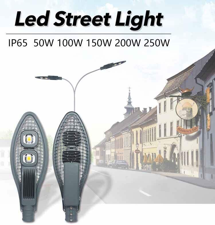 Cobra 50w 100w 150w 200w 250w ao ar livre Led luz de rua Preço de fabricação