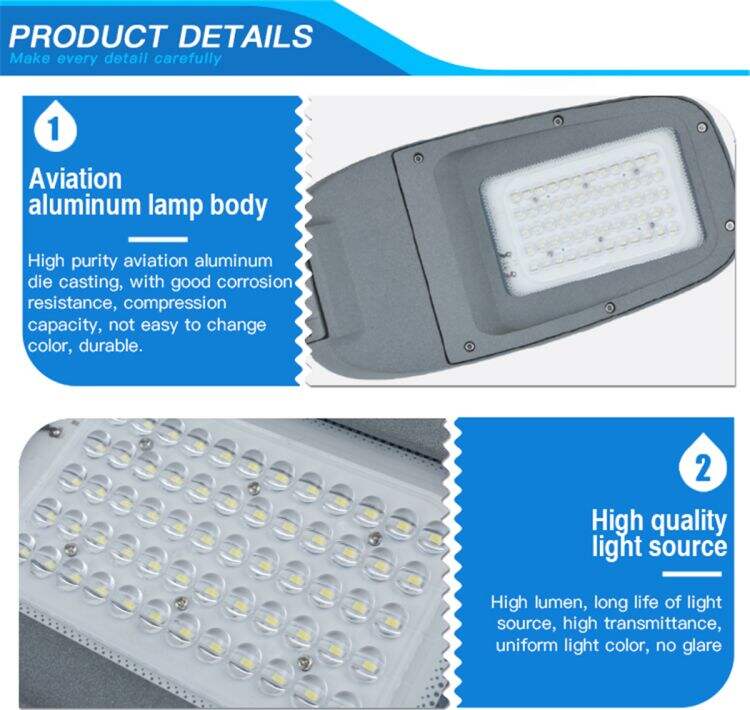 Hochwertige 50 W 100 W 200 W 250 W europäische Design-LED-Straßenlaternenfabrik