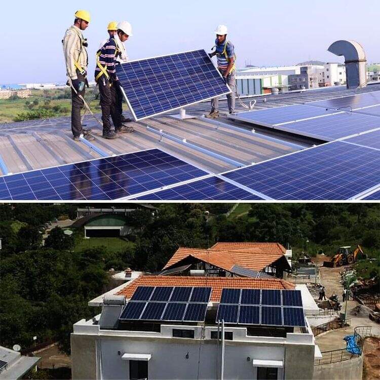 Toptan 3KW 5KW 10kw kapalı ızgara Ev üretimi için Güneş enerjisi sistemi