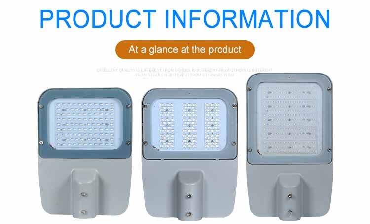 Details zur LED-Straßenlaterne mit hoher Helligkeit, wasserdicht, IP65, Aluminium, 100 W, 150 W, 200 W, 240 W, 300 W