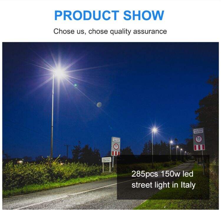 O design europeu de alta qualidade de 50w 100w 200w 250w conduziu detalhes da luz de rua