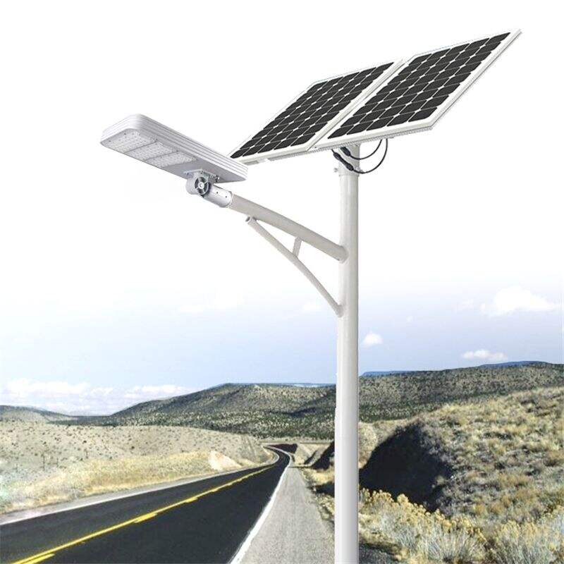 Chinese Supplier High Power 80w 100w 120w all in two Lithium battery solar street light
