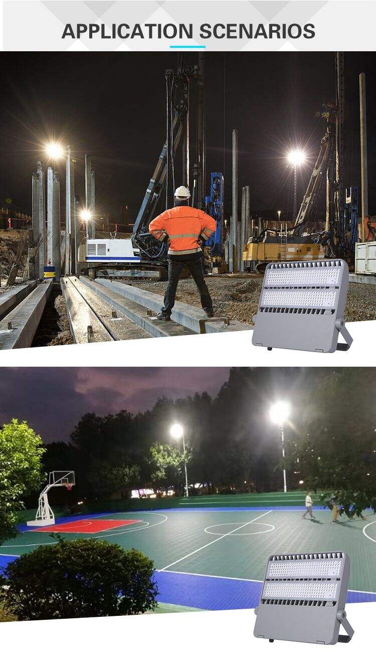 Światło powodziowe dużej mocy 50 W 100 W 200 W 300 W 400 W Fabryka reflektorów LED na wysokim maszcie na stadionie